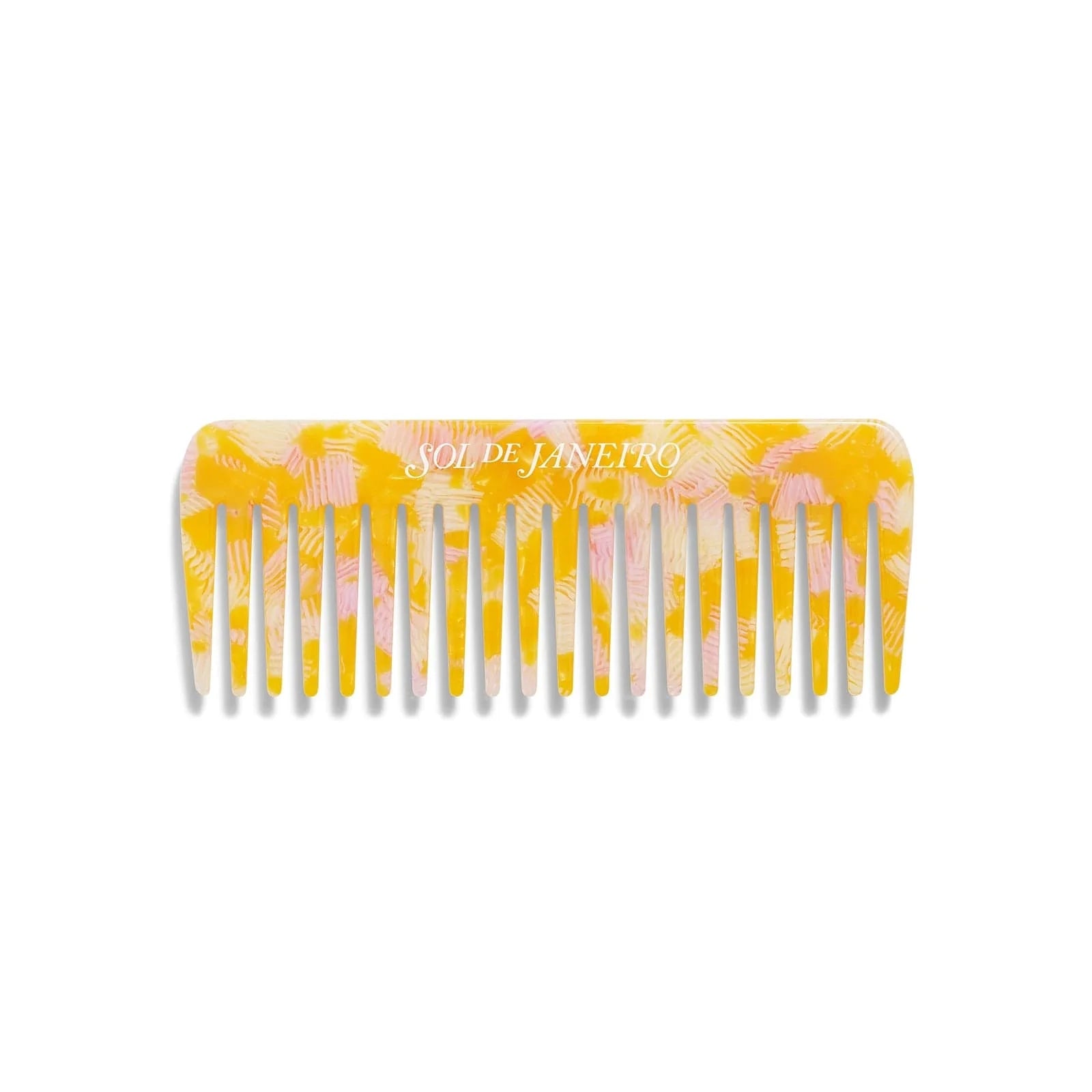 SOL Yellow Wide Tooth Comb - Limited Edition & Online Exclusive for Effortless Detangling