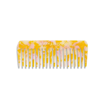 SOL Yellow Wide Tooth Comb - Limited Edition & Online Exclusive for Effortless Detangling