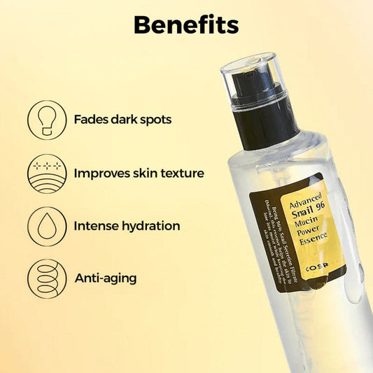 COSRX Advanced Snail 96 Mucin Power Essence Serum - Intense Hydration and Skin Repair