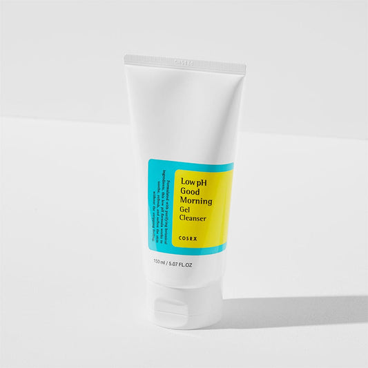 COSRX Low pH Good Morning Gel Cleanser - 150ml: Gentle, Hydrating pH-Balanced Facial Cleanser for All Skin Types