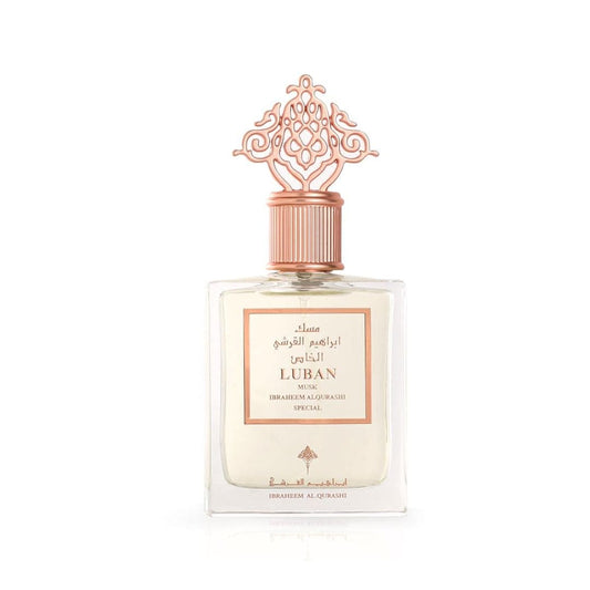 Ibrahim Al-Qurashi Luban Musk - 75ml: Luxurious Aromatic Blend with Frankincense, Cinnamon, Jasmine, Musk, Patchouli, and Vanilla