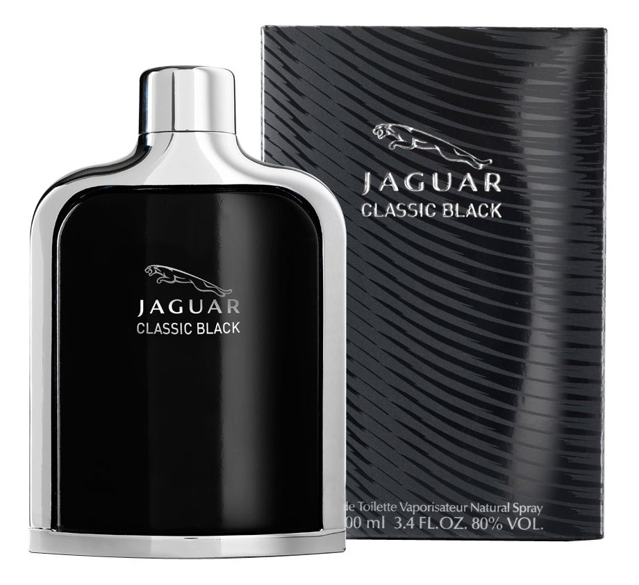 Jaguar Classic Black Eau de Toilette Spray for Men - A Timeless and Sophisticated Fragrance