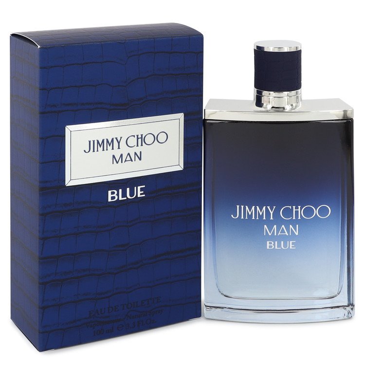Jimmy Choo Man Blue Eau de Toilette Spray for Men - Captivating Woody Aromatic Fragrance