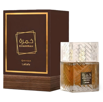 Lattafa Khamrah Qahwa Eau de Parfum 100ML Spray - Rich & Aromatic Unisex Fragrance