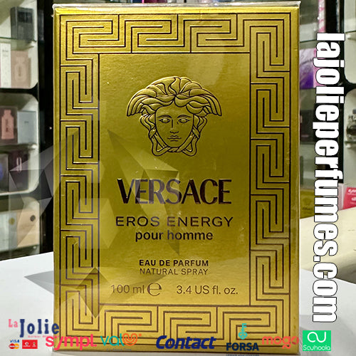 Versace Eros Energy for Men Eau de Toilette - 100ml | Captivating Citrus & Woody Fragrance
