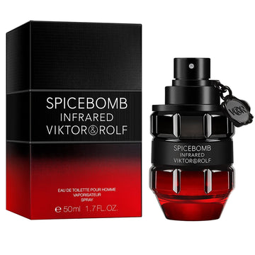 Viktor & Rolf Spicebomb Infrared Eau De Toilette EDT Spray for Men - Intense & Spicy Fragrance