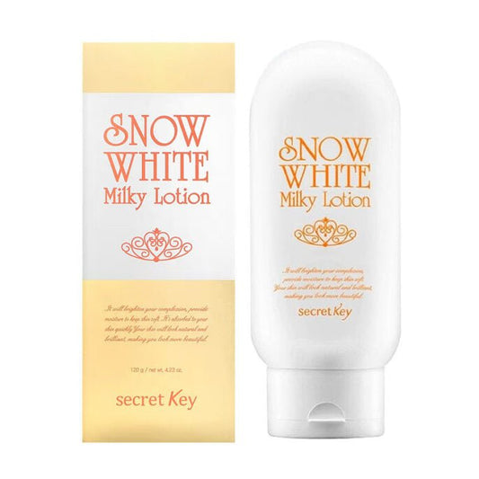 Secret Key Snow White Milky Lotion - 120gm: Achieve Instant Radiance and Deep Moisturization